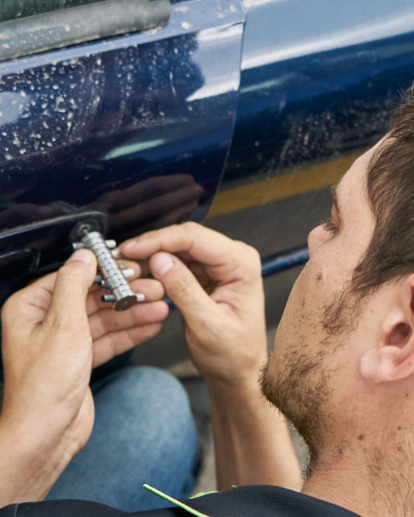 Black and Orange Vintage Locksmith and Key Illustration Locksmith Logo (13)